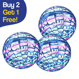 Galaxy Lights Flying Magic Orb glowing multicolor LED drone toy bundle with buy 2 get 1 free offer