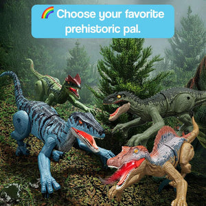 Remote Control Dinosaur with Lights, Sound & Motion