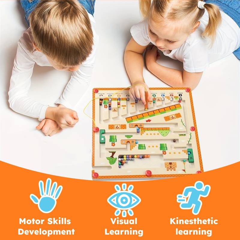 Montessori Magnetic Color and Number Maze