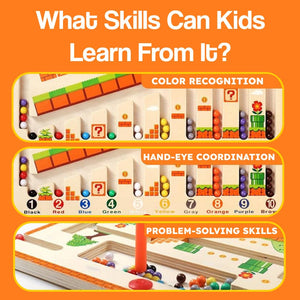 Montessori Magnetic Color and Number Maze