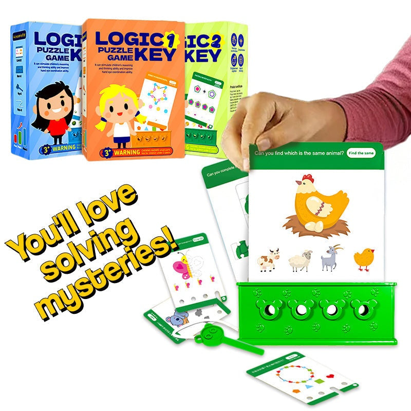 3-in-1 Logic and STEM Learning Puzzles