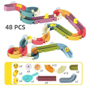 Water Play Track Sliding DIY Bath Toy Set