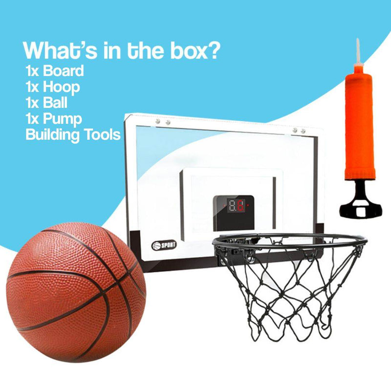 LED Pro Foldable Basketball Hoop with Digital Scoreboard