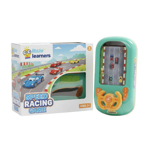 TurboRace Interactive Game Set handheld racing console with steering wheel and 200 challenges for kids ages 3+