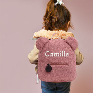 Custom Name Teddy Bear Backpack