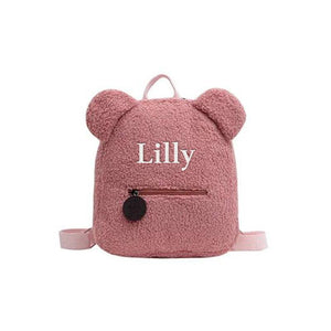 Custom Name Teddy Bear Backpack